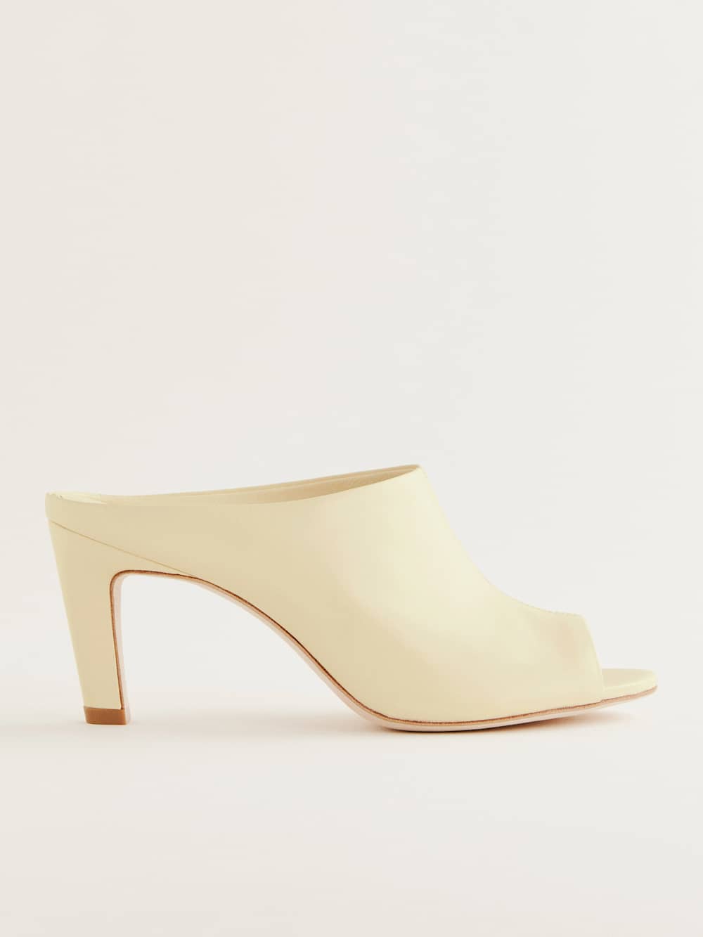 Lydia Heeled Sandal - Parmesan Leather