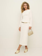 Lydia Heeled Sandal - Parmesan Leather