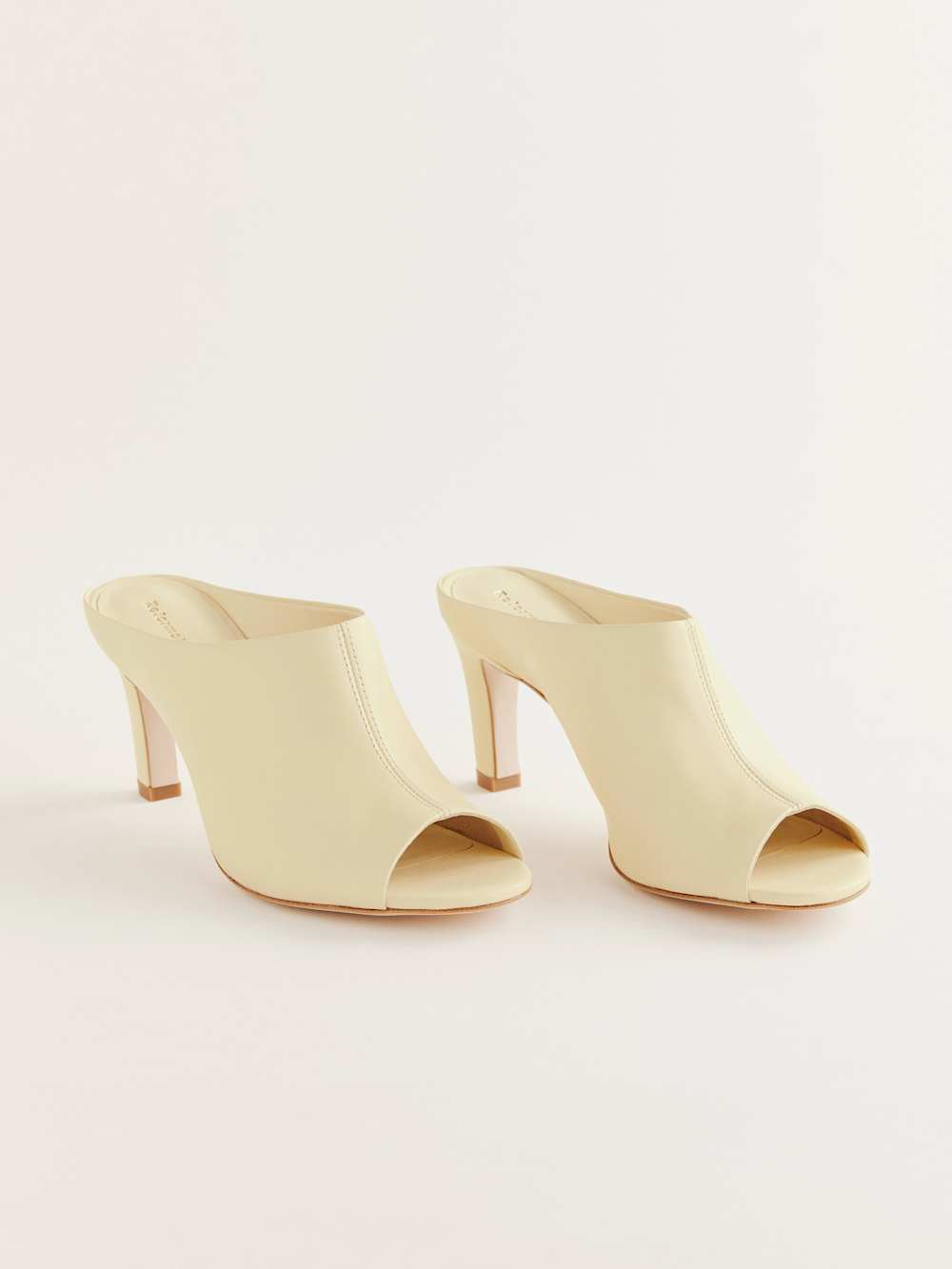 Lydia Heeled Sandal - Parmesan Leather