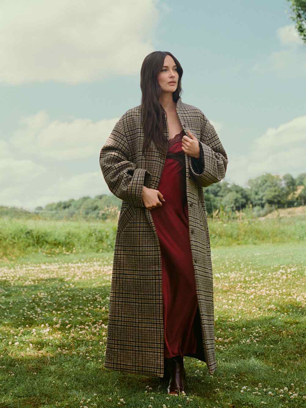 Cotswolds Coat - Toffee Plaid