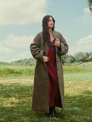 Cotswolds Coat - Toffee Plaid