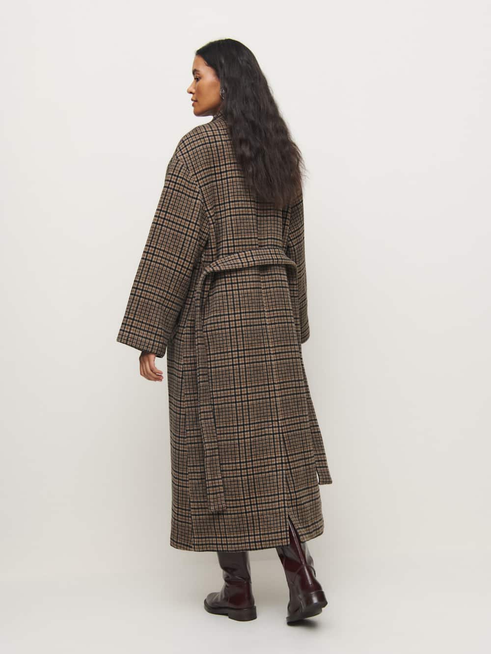 Cotswolds Coat - Toffee Plaid