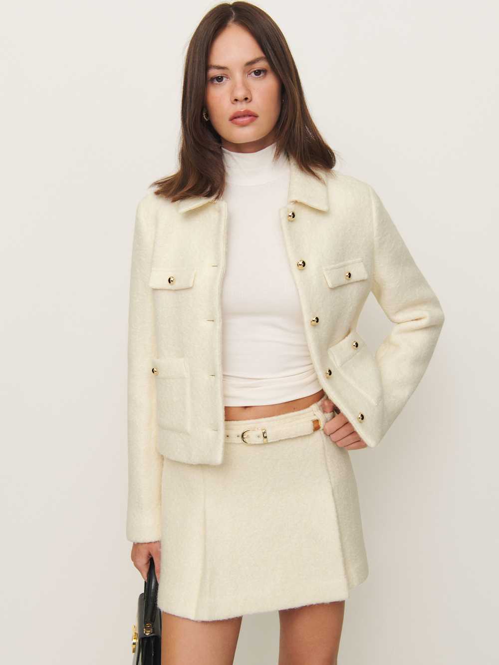 Petites Vida Low Rise Pant - Cream