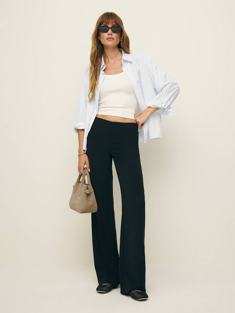 Petites Vida Low Rise Pant - Pitch Black