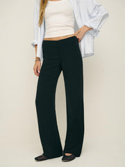 Petites Vida Low Rise Pant - Pitch Black