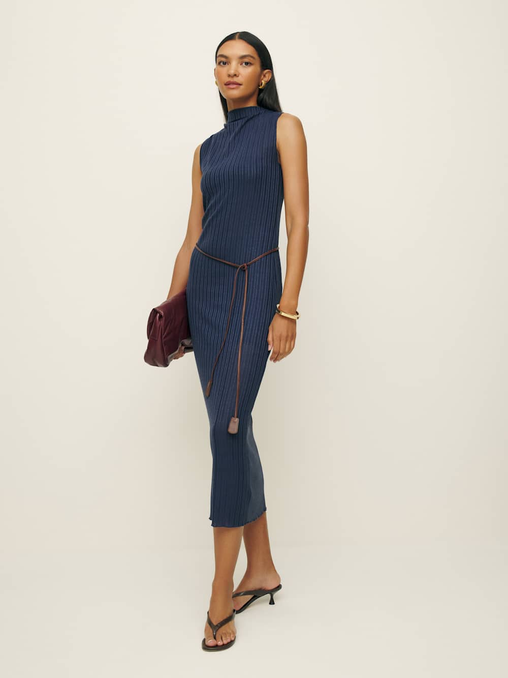 Arabella Knit Dress - Navy