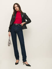 Etta Stretch High Rise Stacked Slim Jeans - Seneca