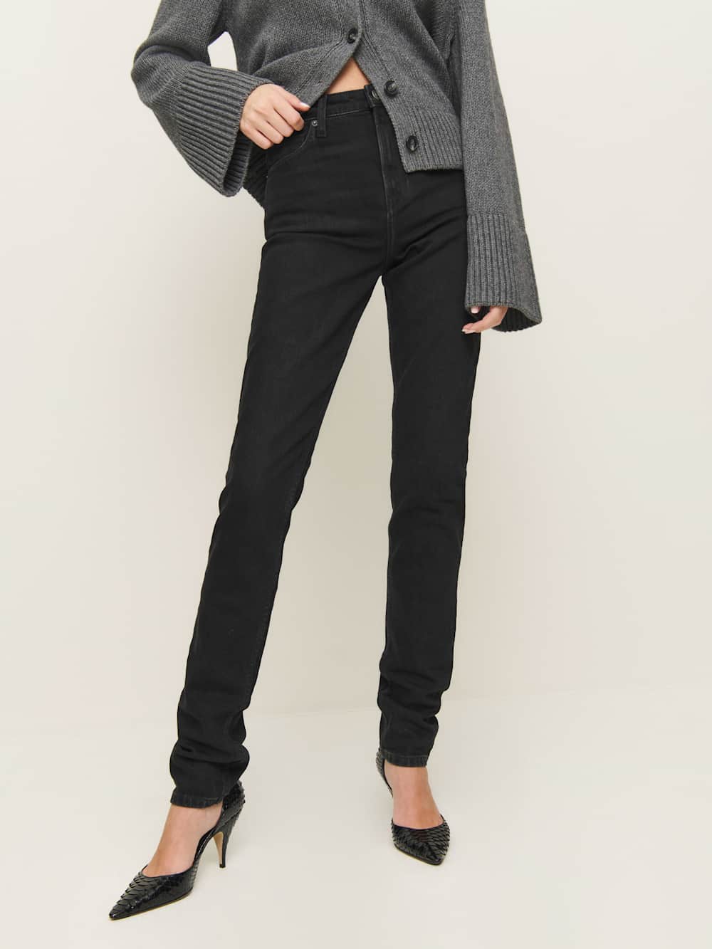 Etta Stretch High Rise Stacked Slim Jeans - Vana
