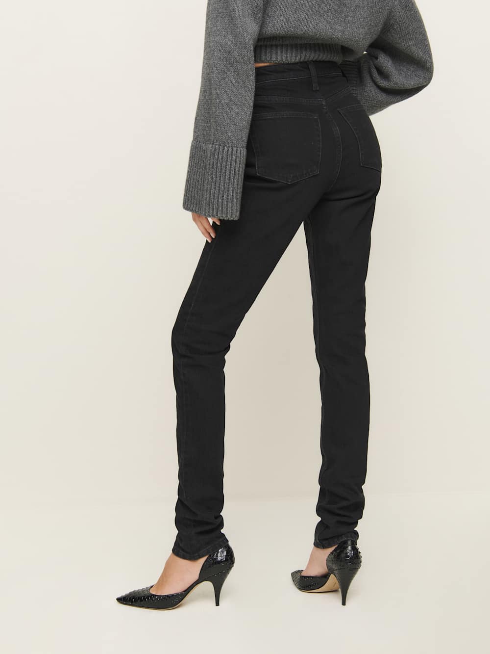 Etta Stretch High Rise Stacked Slim Jeans - Vana