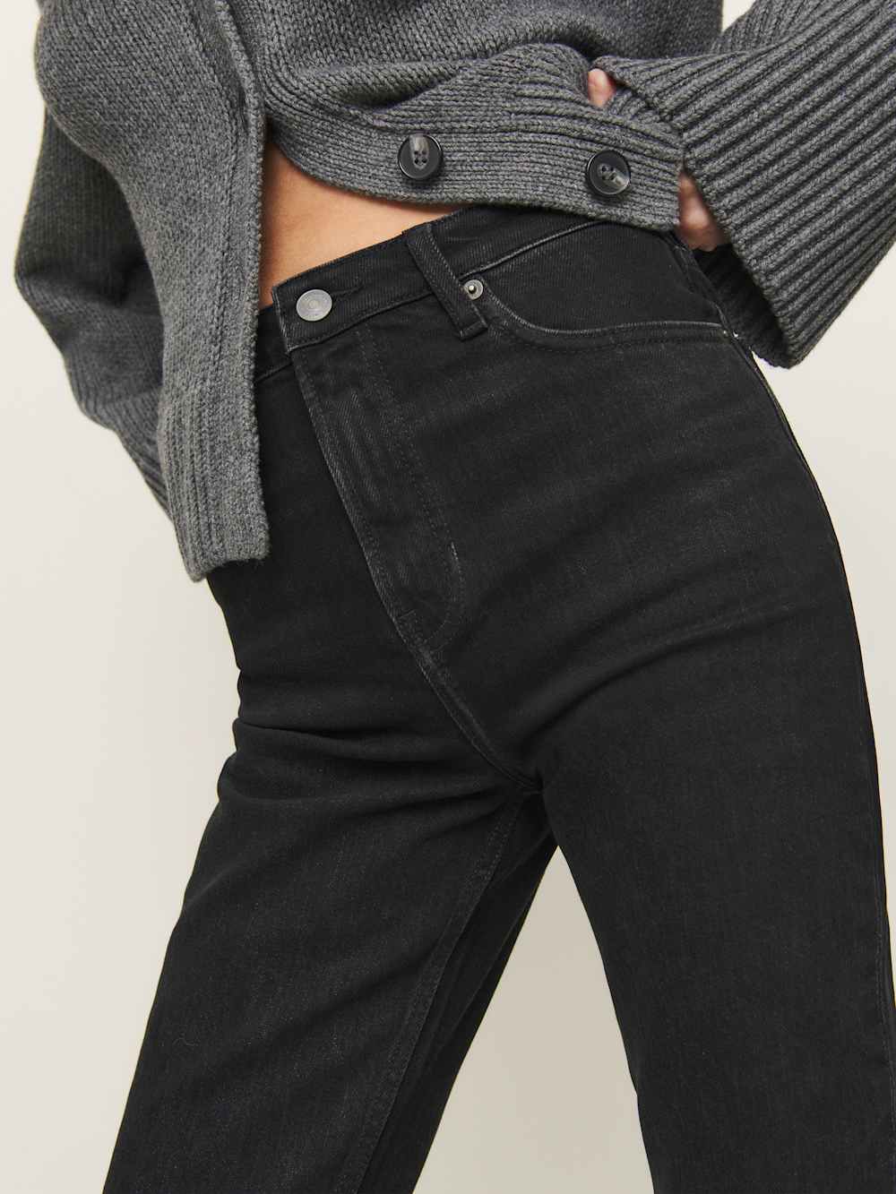 Etta Stretch High Rise Stacked Slim Jeans - Vana