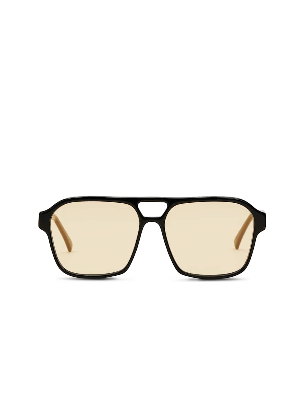Brune Sunglasses - Black/yellow