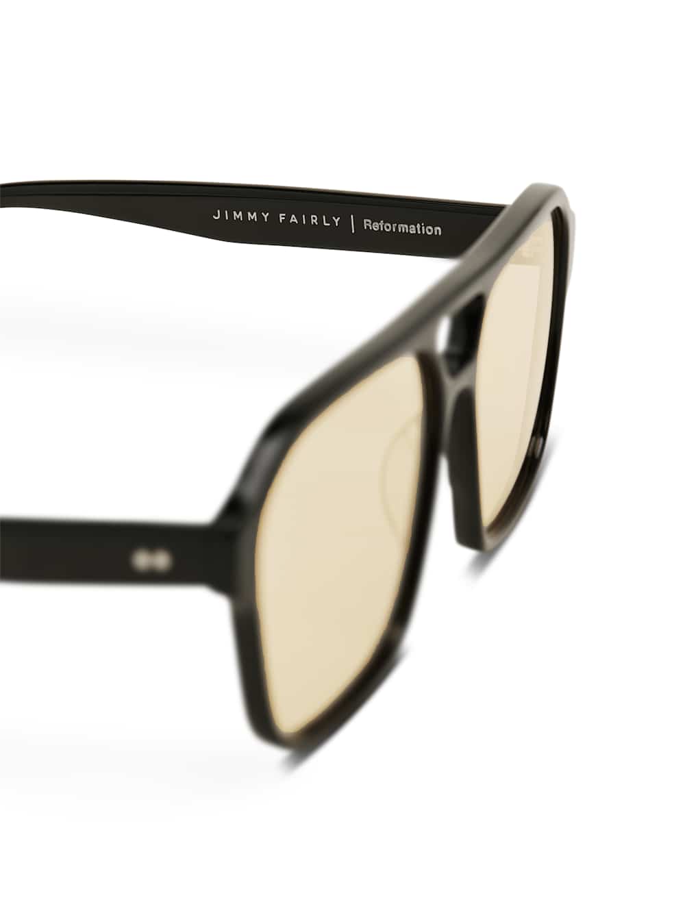 Brune Sunglasses - Black/yellow