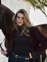Veda Leon Oversized Blazer - Mole Suede