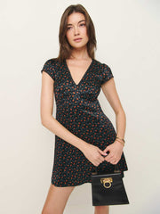 Amellia Silk Dress - Perla