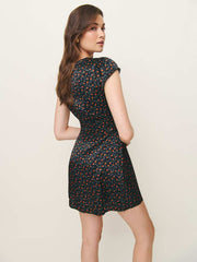 Amellia Silk Dress - Perla