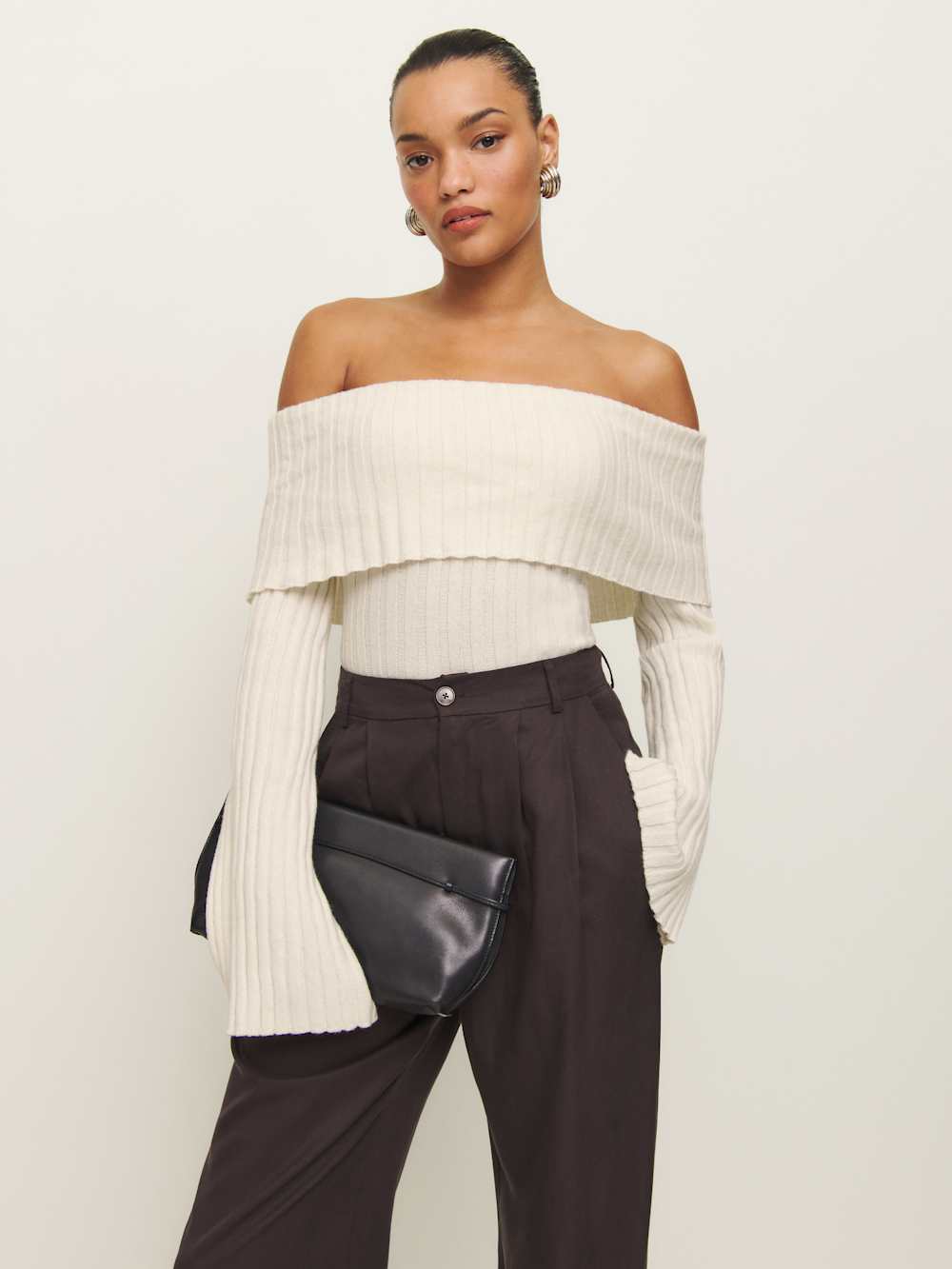 Lana Cashmere Blend Sweater - Gossamer