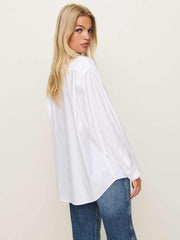 Eli Oversized Shirt - Bright White