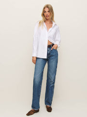 Eli Oversized Shirt - Bright White