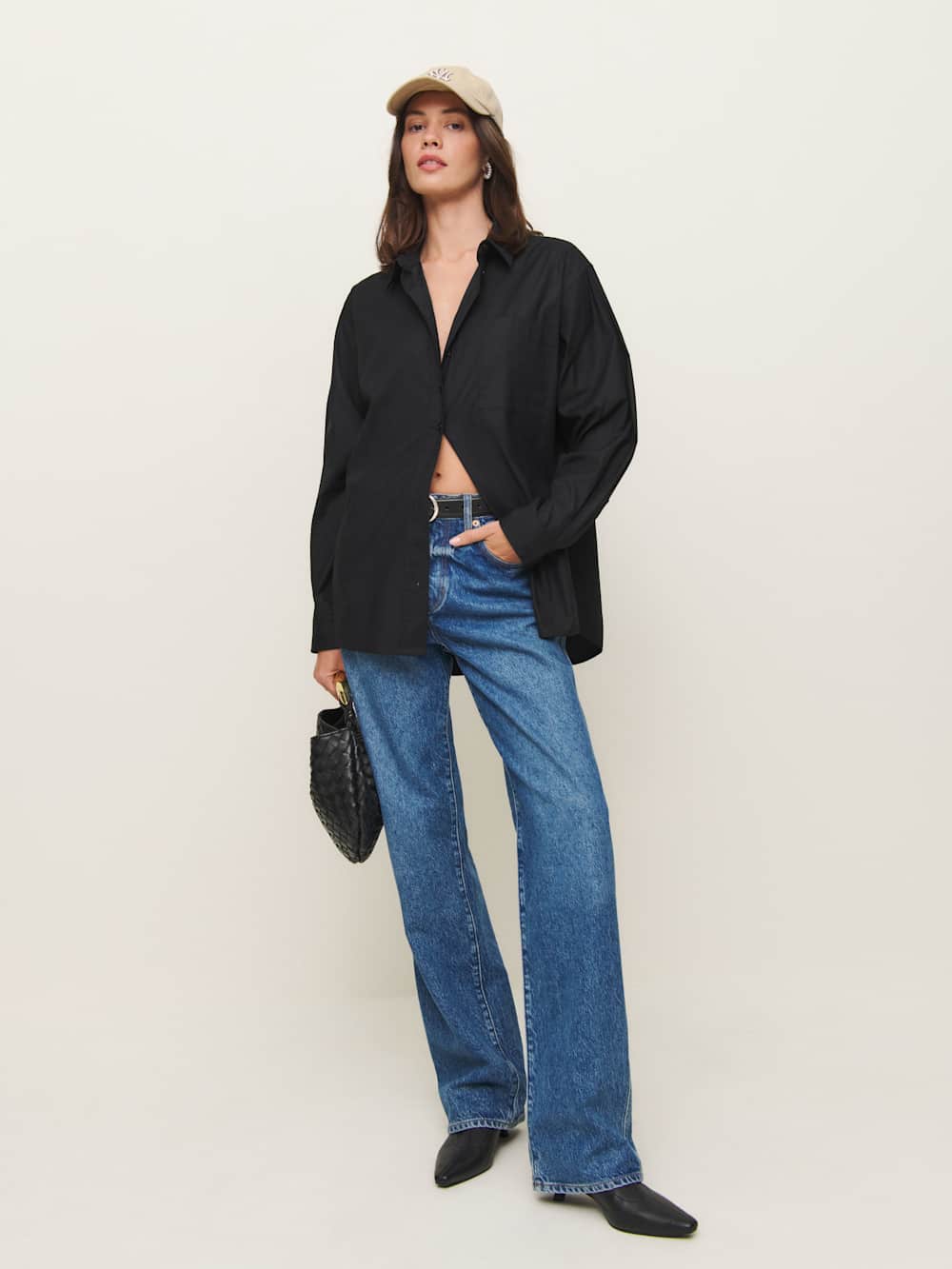Eli Oversized Shirt - Black