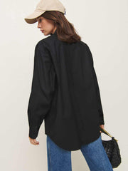 Eli Oversized Shirt - Black