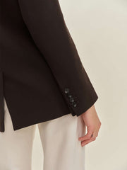 Parker Oversized Blazer - Mole