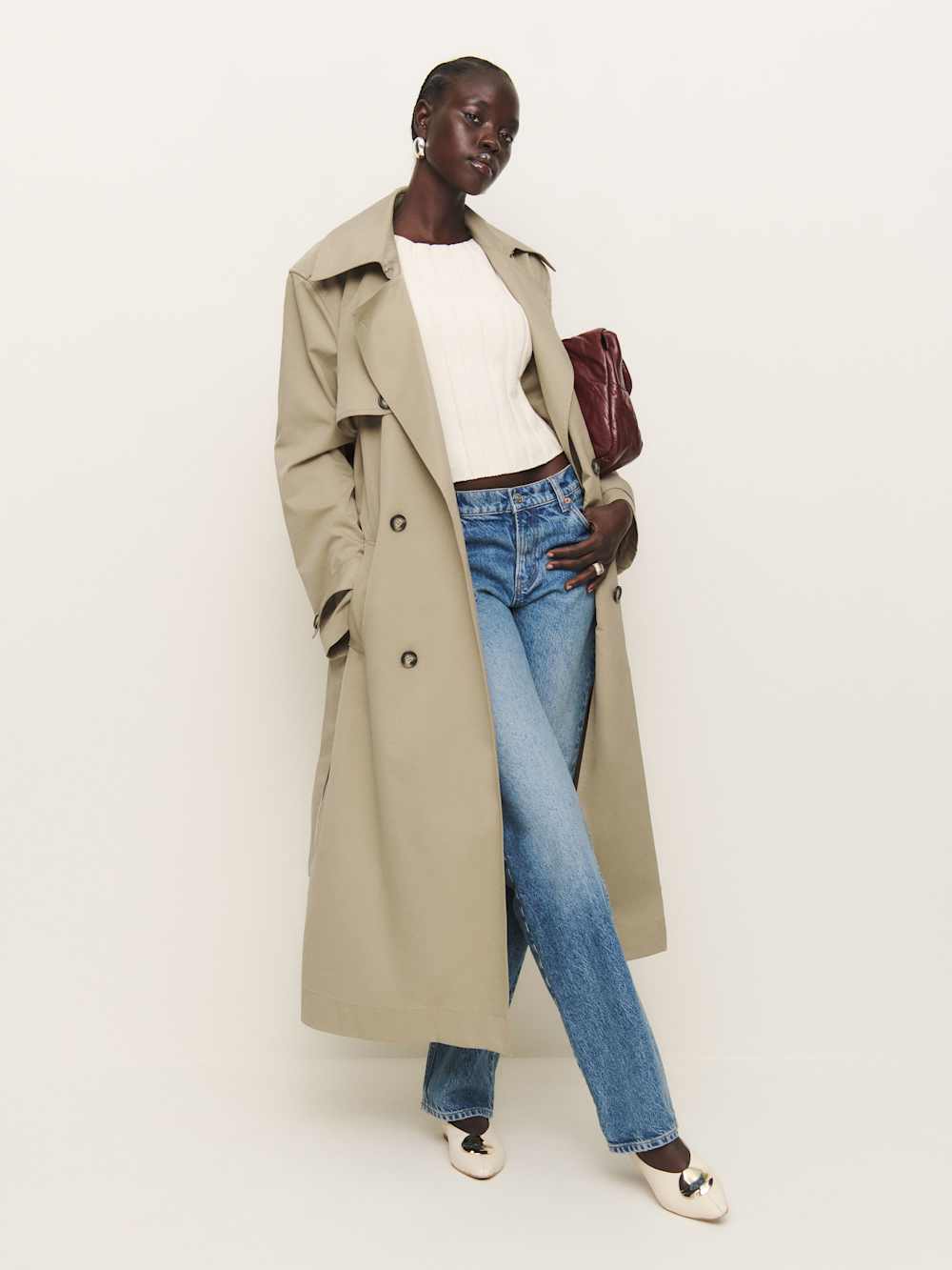 Petites Matteo Trench - Khaki