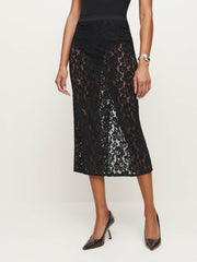 Rylee Skirt - Black Lace