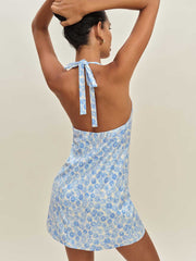 Jessella Dress - Blue Daisy