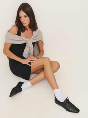 Marie Lace-up Oxford - Black Leather