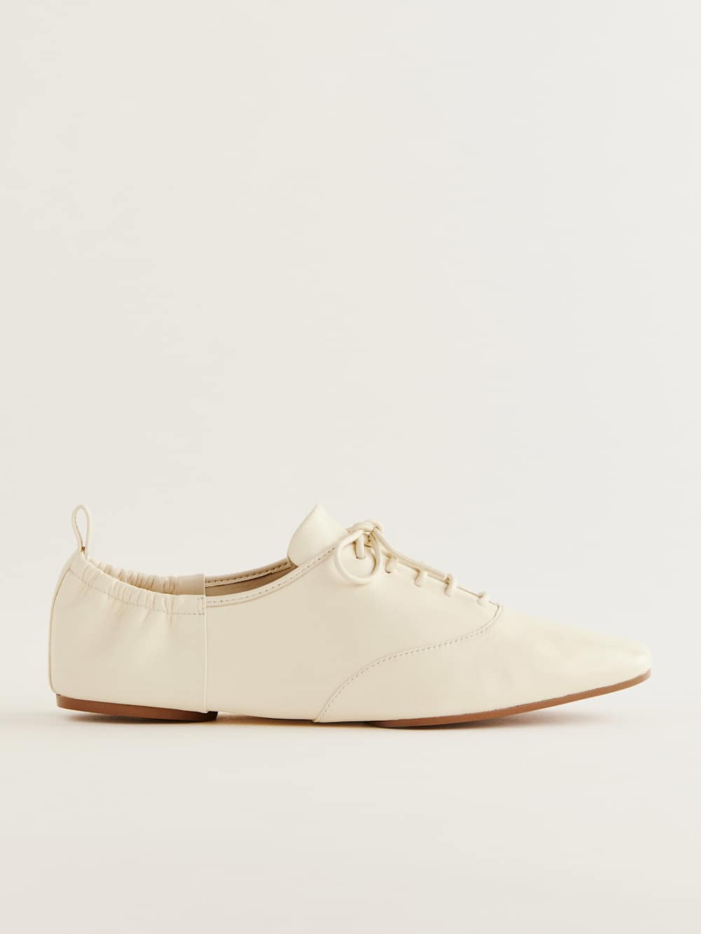 Marie Lace-up Oxford - Cream Puff Leather