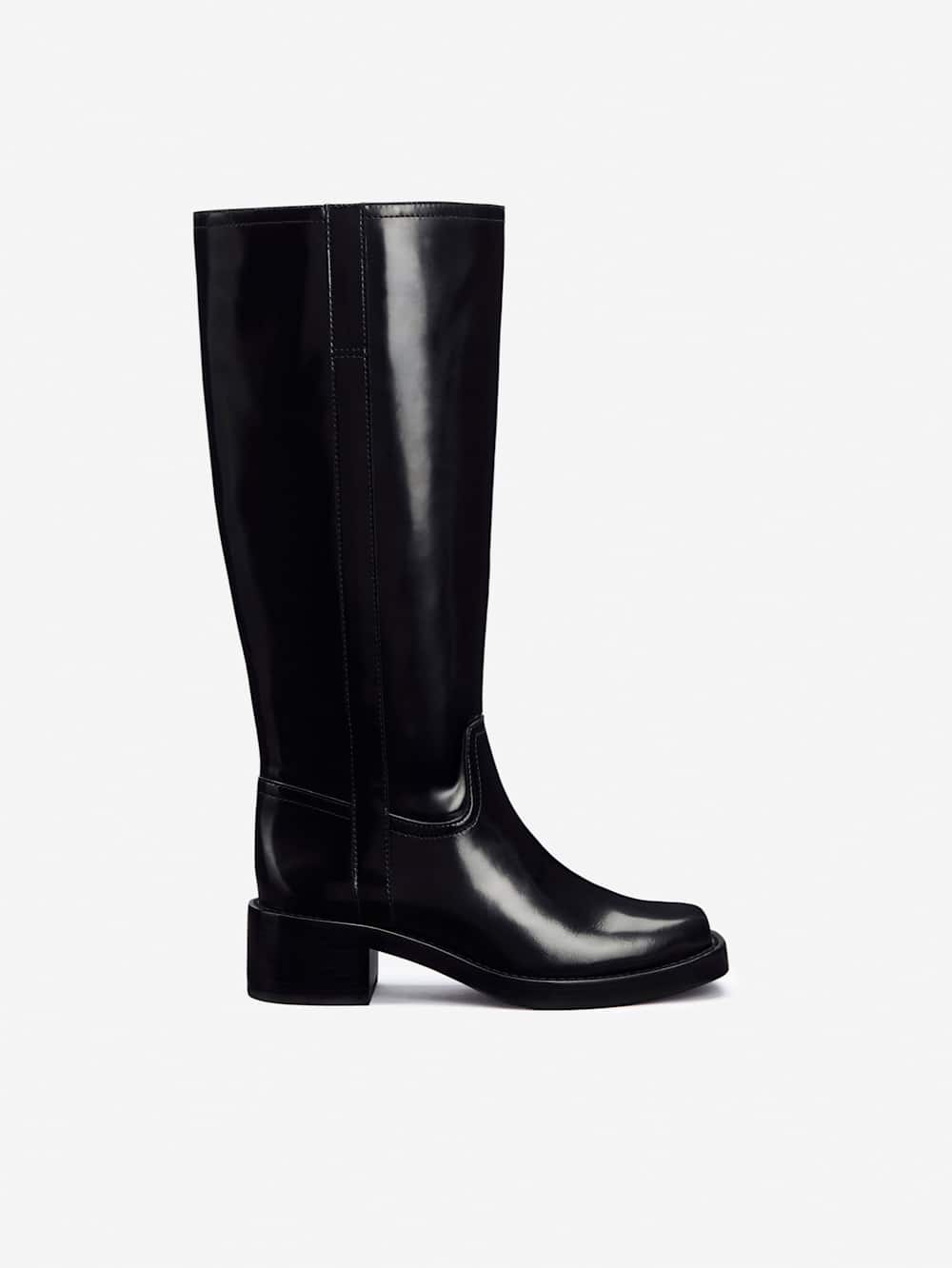 Frances Knee High Boot - Black