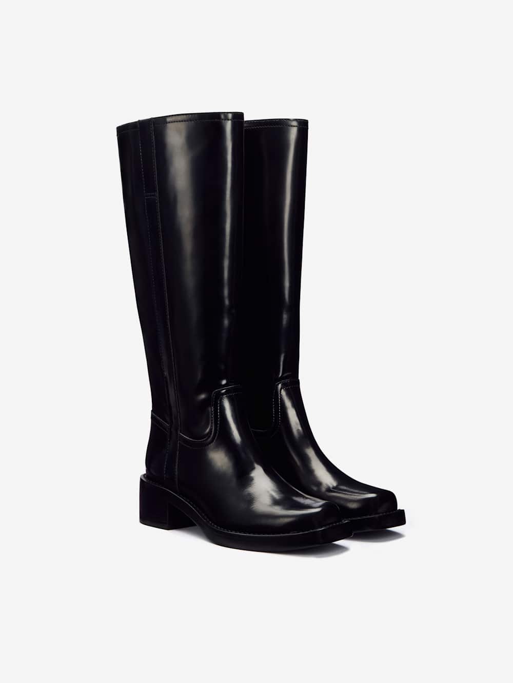 Frances Knee High Boot - Black