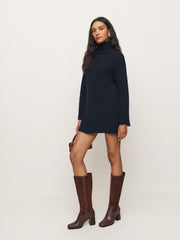 Frederique Knee High Boot - Oak Suede
