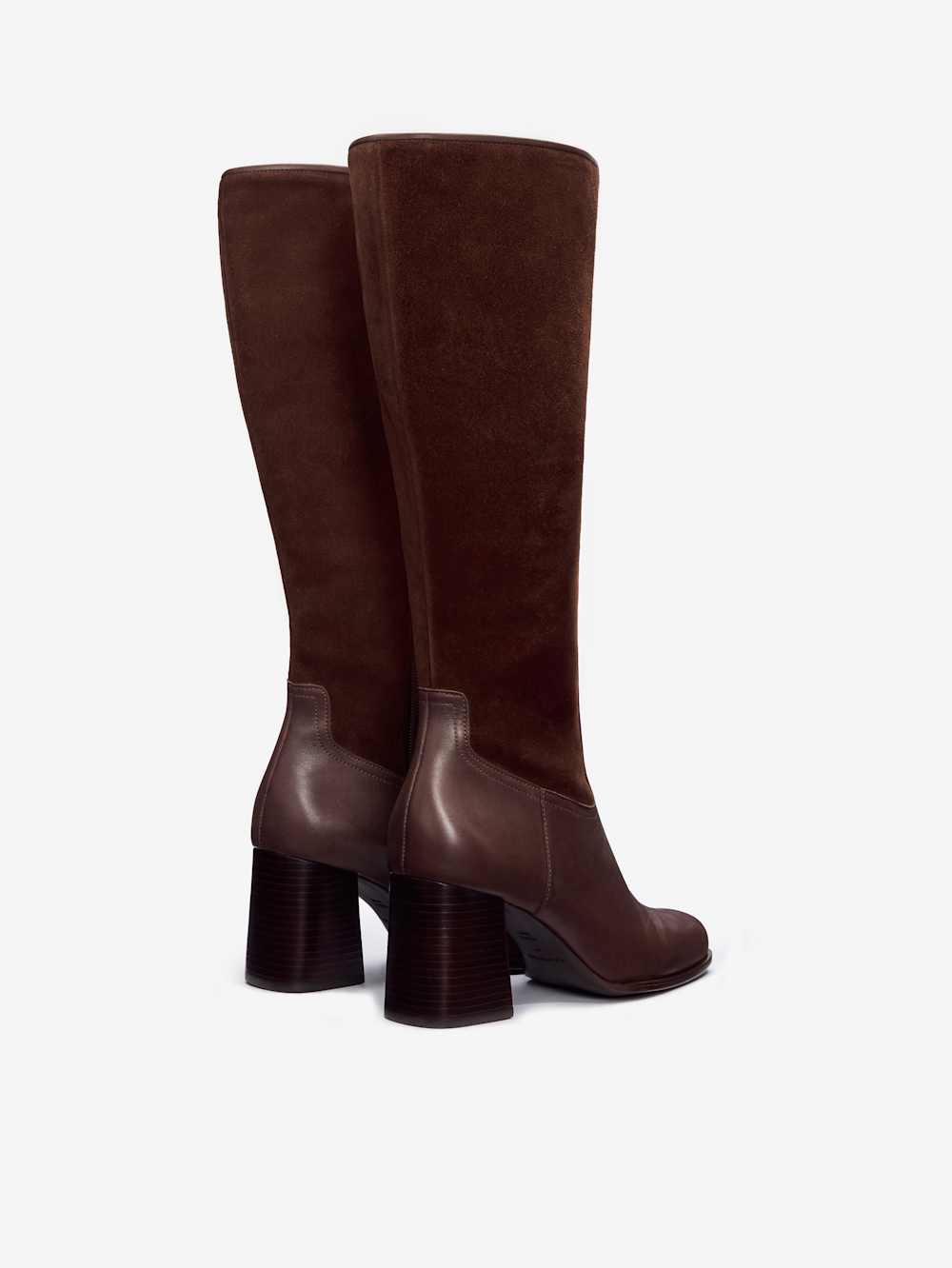 Frederique Knee High Boot - Oak Suede