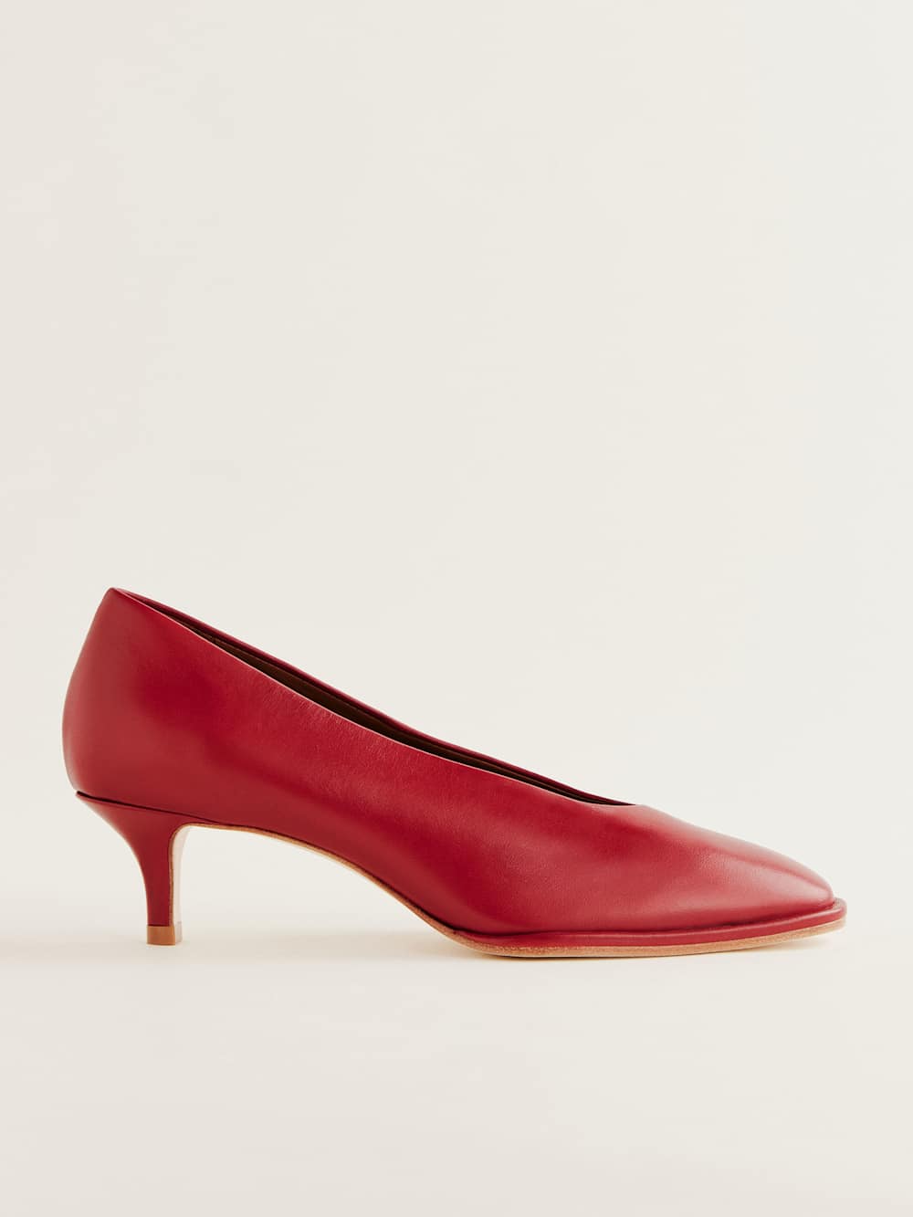 Gracelynn Pump - Scarlet Leather
