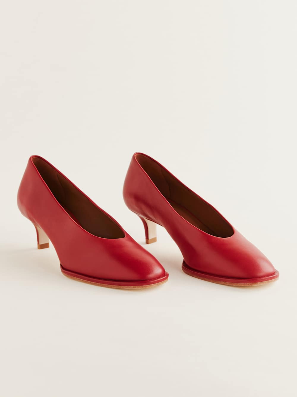 Gracelynn Pump - Scarlet Leather