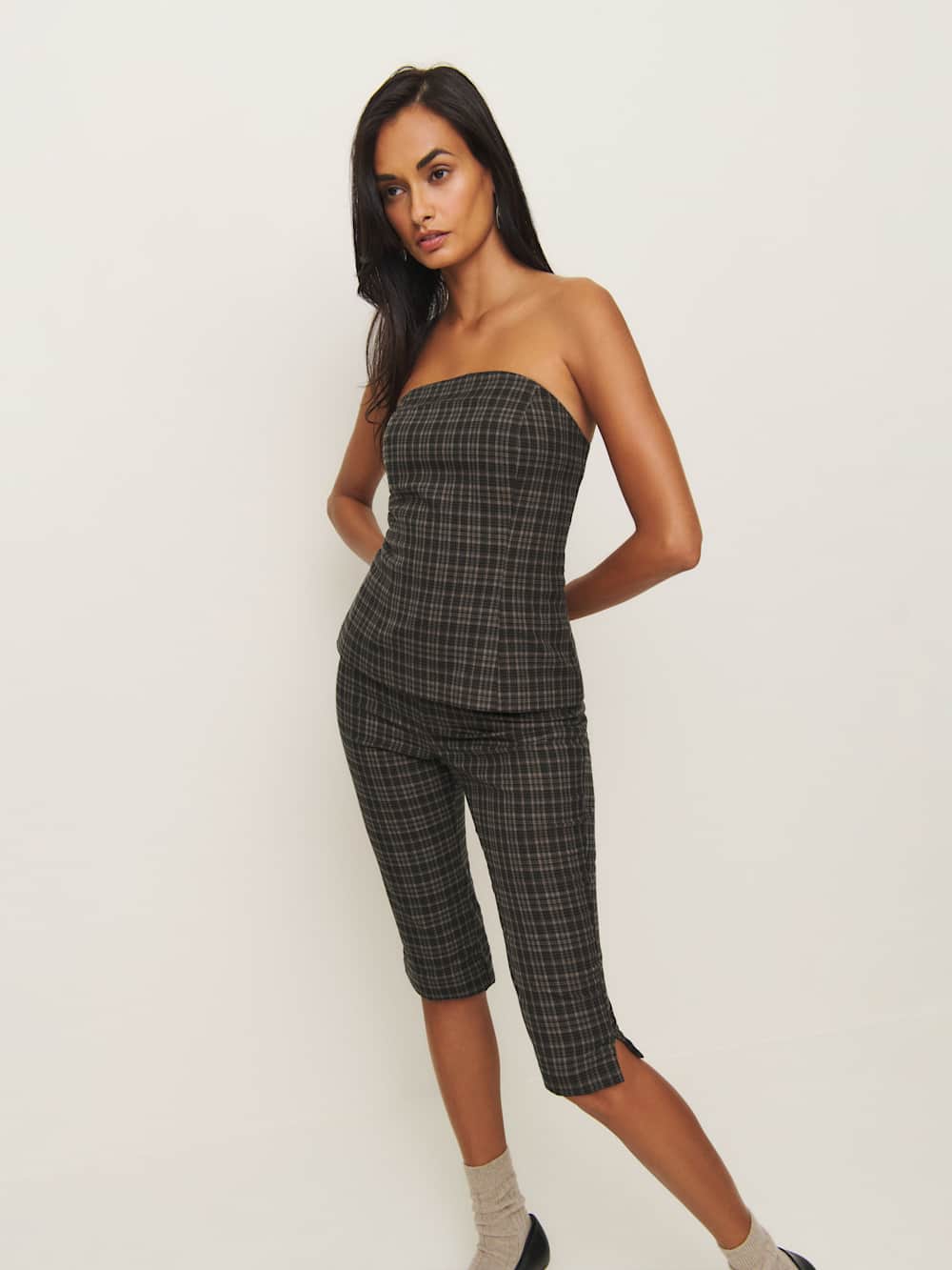 Steeplechase Set - Taupe Check