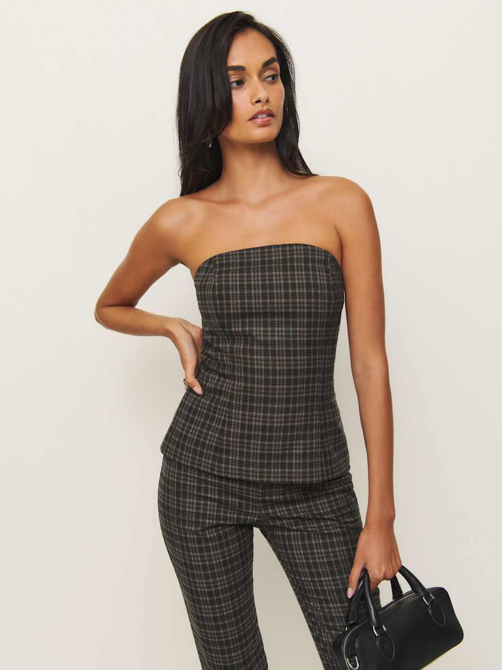 Steeplechase Set - Taupe Check