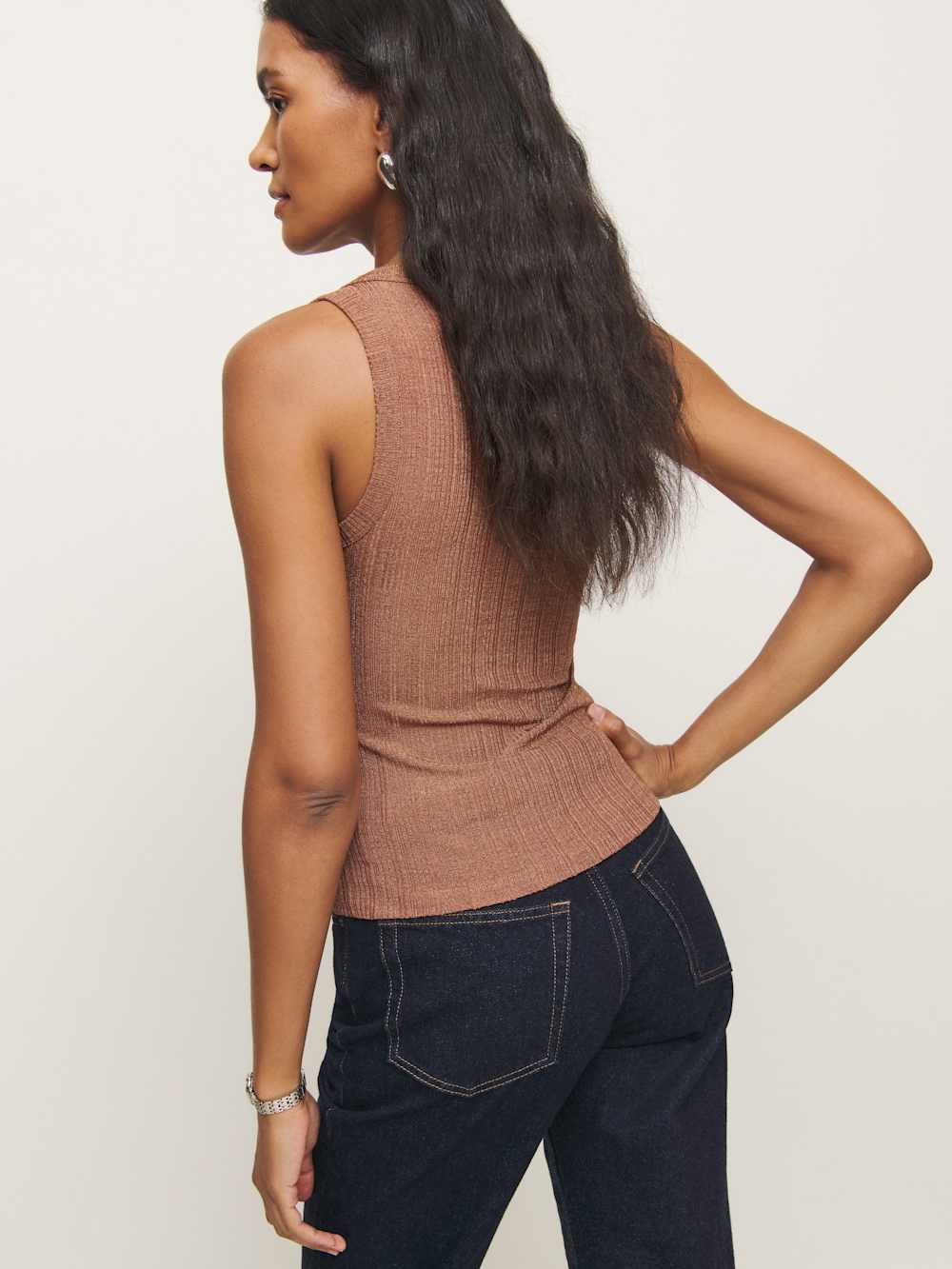 Fiore Knit Top - Toffee
