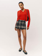 Rory Skirt - Black Plaid