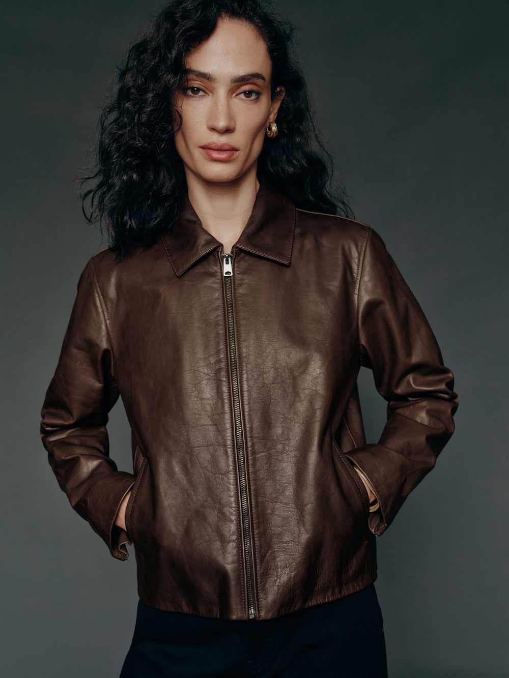 Veda Aimee Jacket - Brown