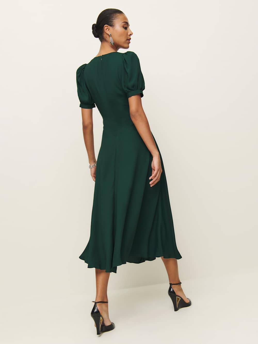 Petites Naira Dress - Forest