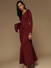 Livia Regenerative Merino Sweater Dress - Chianti