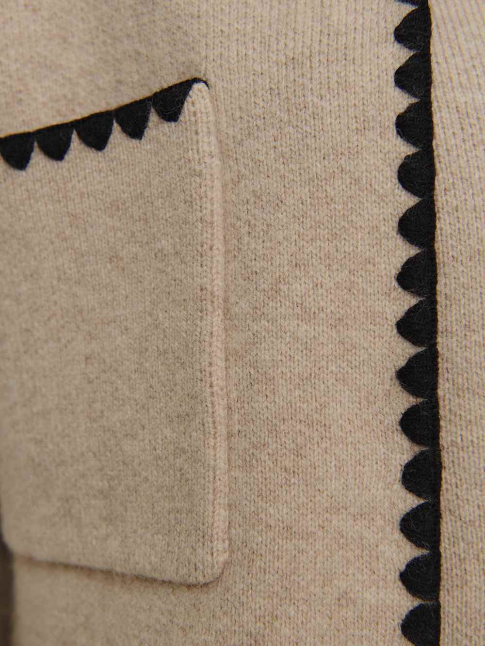 Isabelle Regenerative Wool Sweater Jacket - Linen