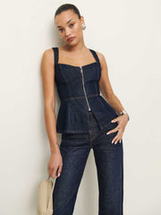 Zeta Denim Top - Grenada