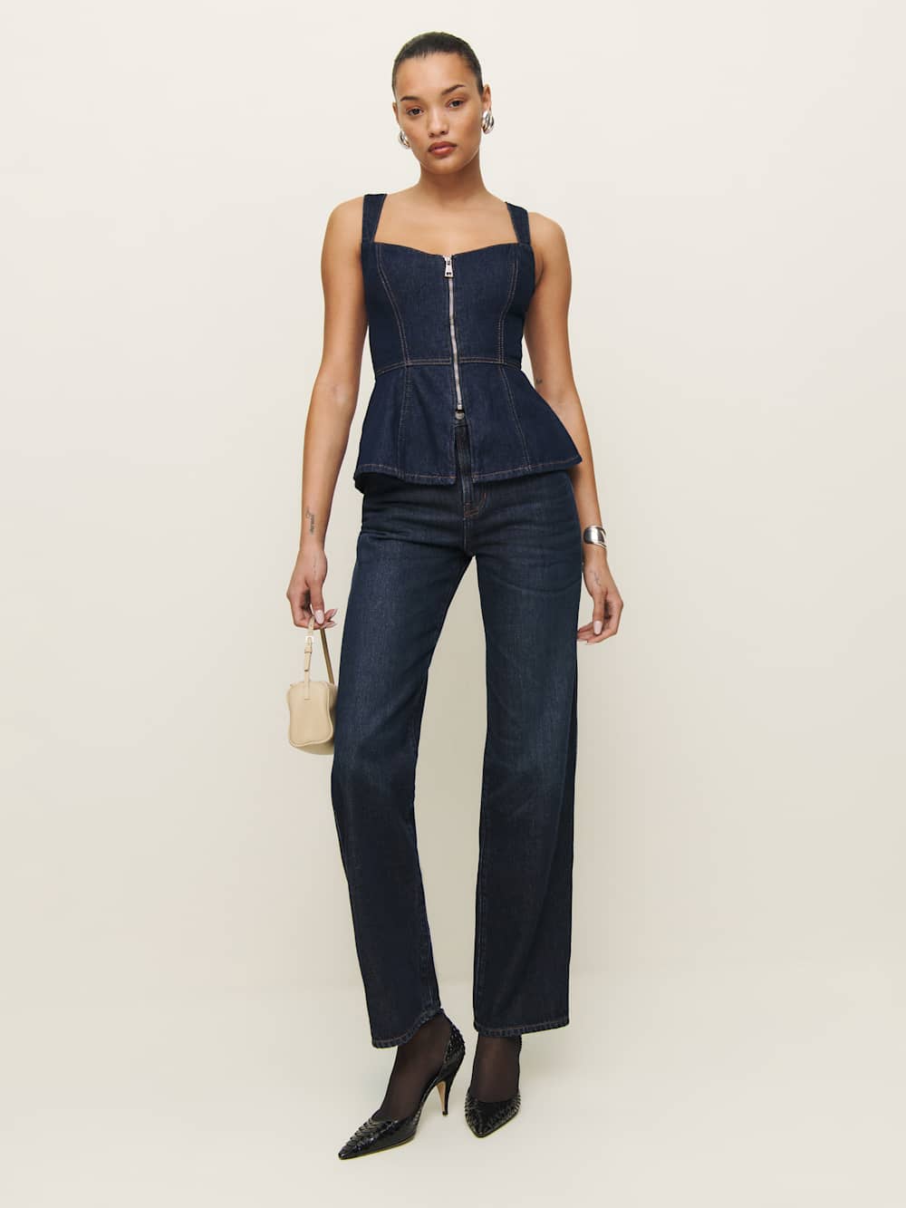 Zeta Denim Top - Grenada