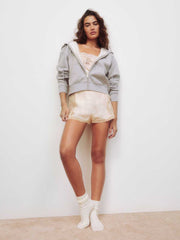 Austin Zip Up Hoodie - Heather Grey