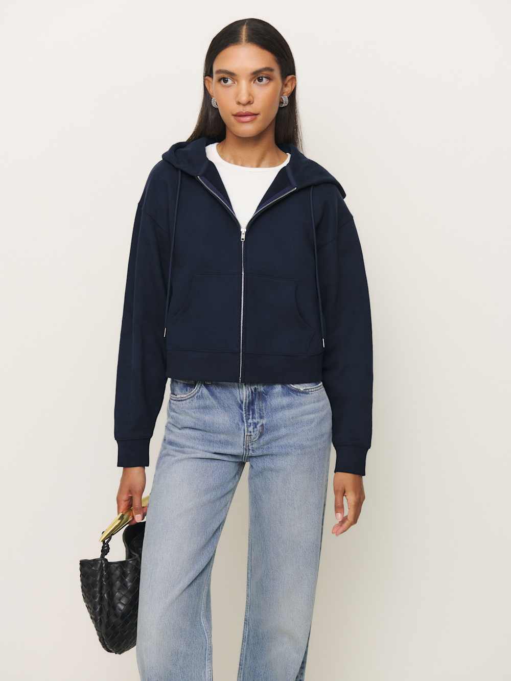 Austin Zip Up Hoodie - Midnight