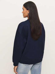 Emma Classic Crewneck Sweatshirt - Midnight