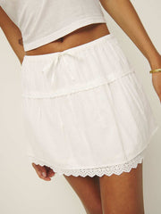 Tavia Skirt - White